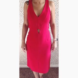 NWT. Red Gianni Bini Sheath Dress.